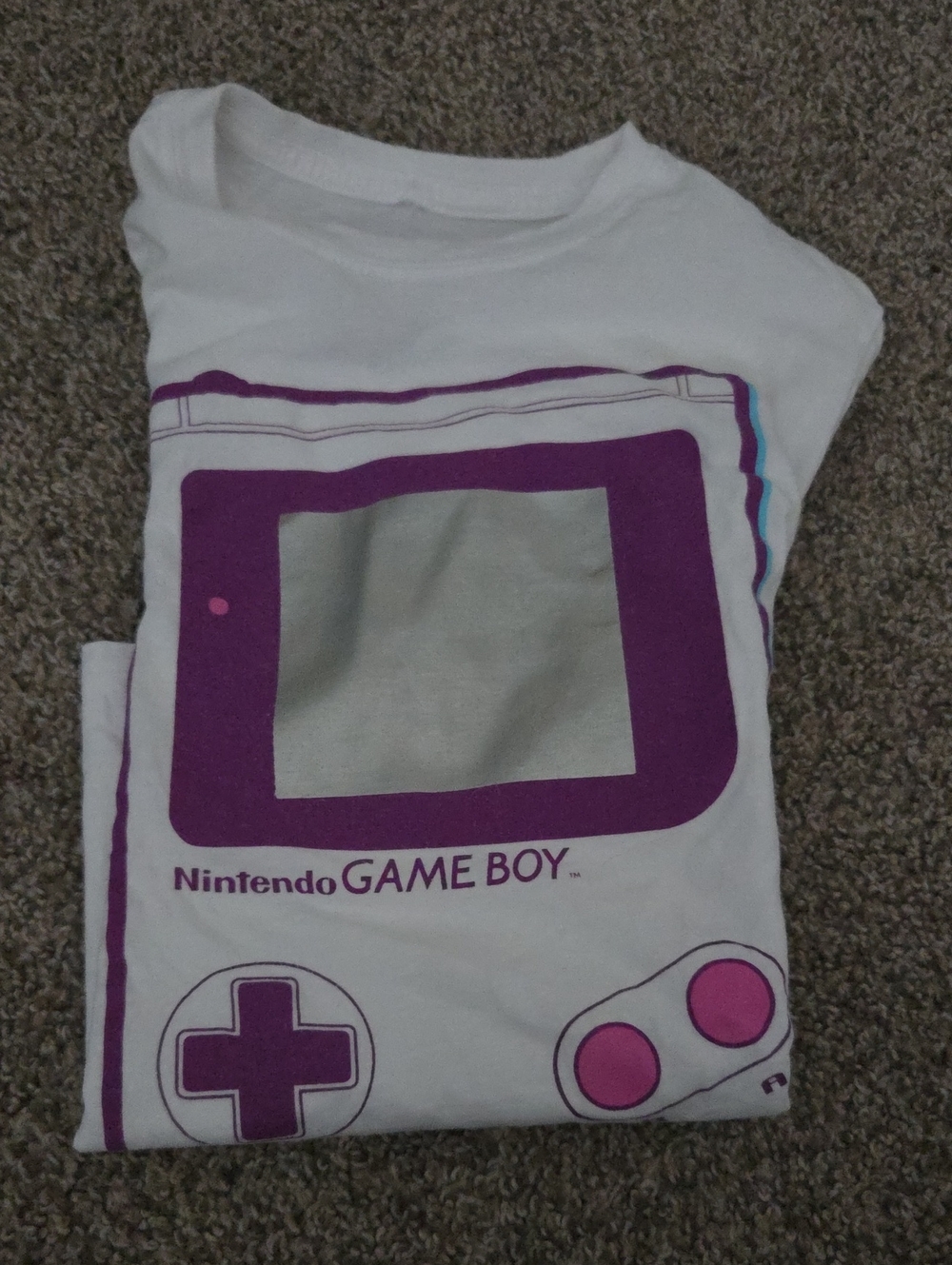 Nintendo Kids White Game Boy Graphic Short Sleeve Tee